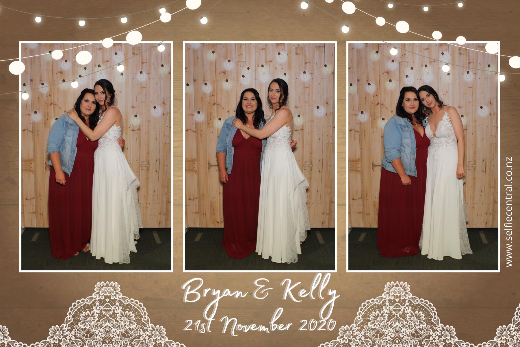 Bryan & Kelly's wedding | View more photos from the event at gallery.photobooth.co.nz/u/SelfieCentral/Bryan-Kellys-wedding